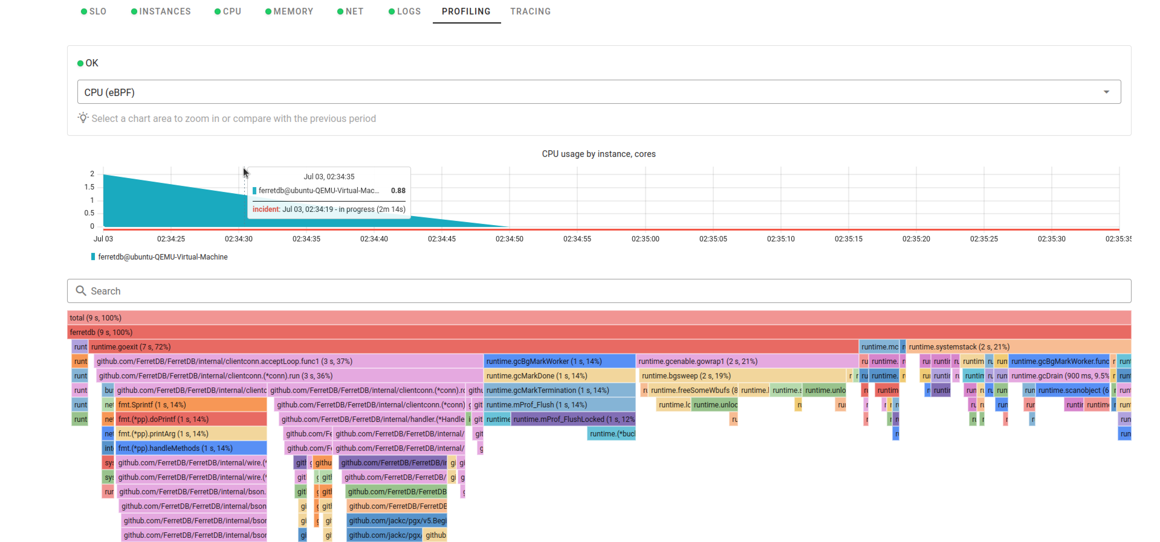 Continuous profiling