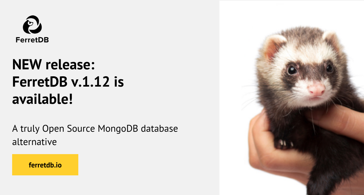 FerretDB v1.12 - new release