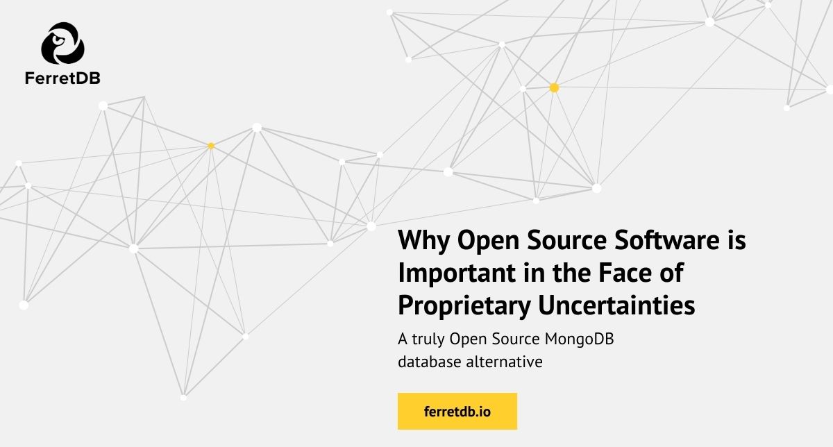 Why open source software is important vs proprietary uncertainties